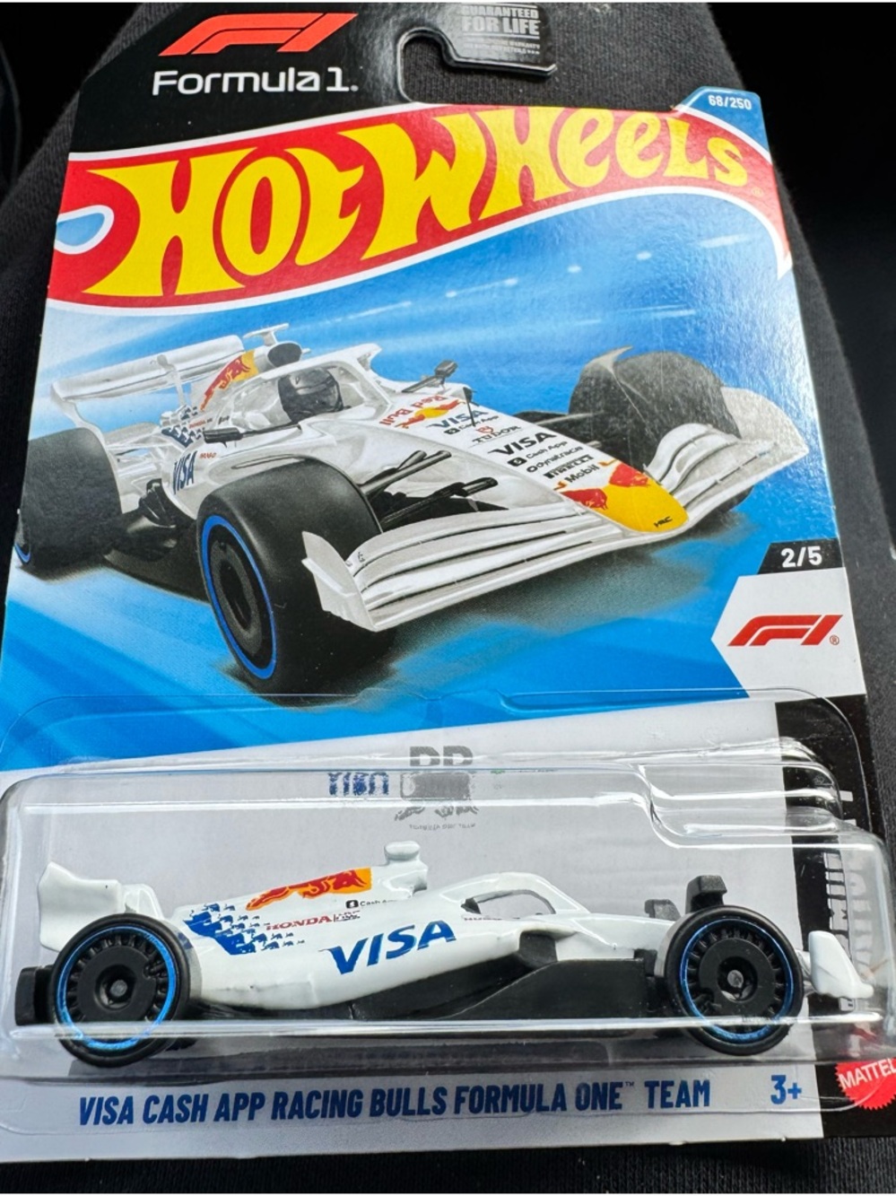 Hot Wheels Visa Racing Bulls Formula One Die-Cast Car - White